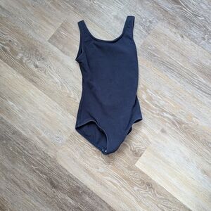 Capezio Navy Sleeveless Bodysuit